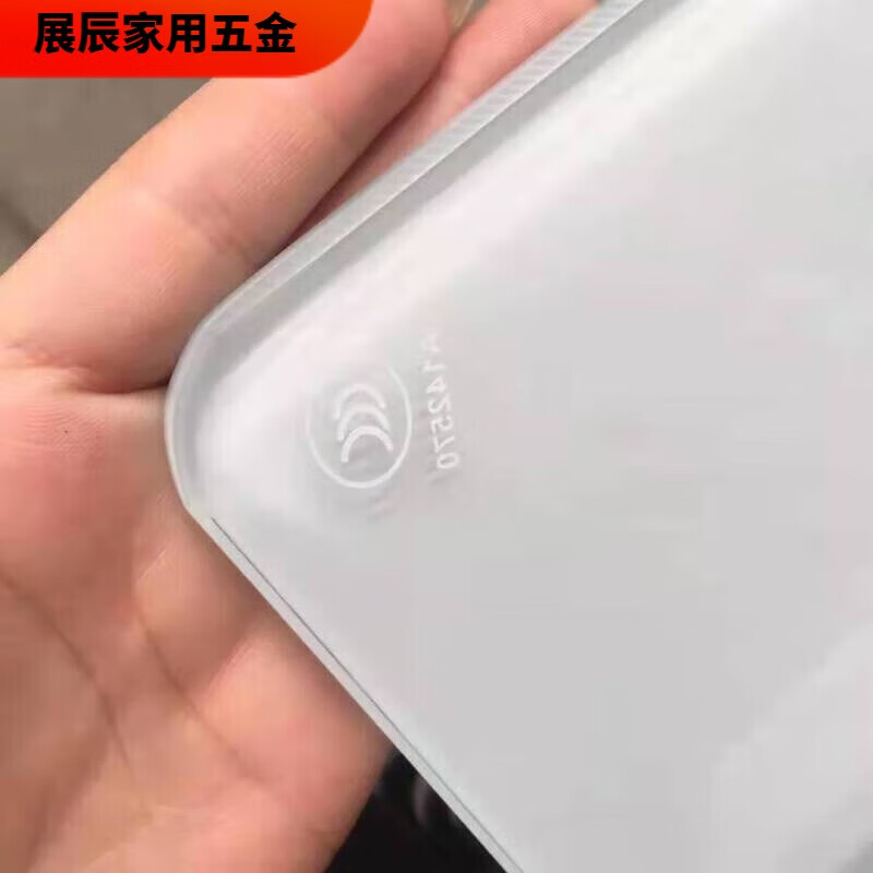 鋼化玻璃桌面 烤漆鋼化玻璃定制餐桌面茶幾臺面玻璃板彩 經(jīng)典超白烤漆兩圓角 80*80