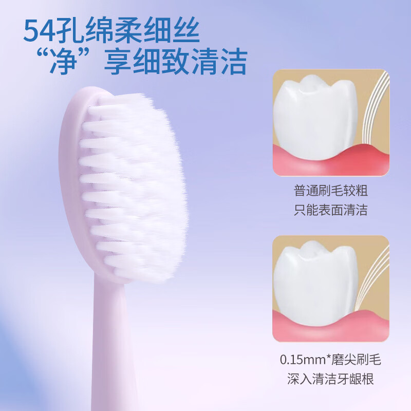南方洁灵巨无霸软毛牙刷家用情侣宽头清洁大头牙刷女生可爱高颜值 巨无霸牙刷8支