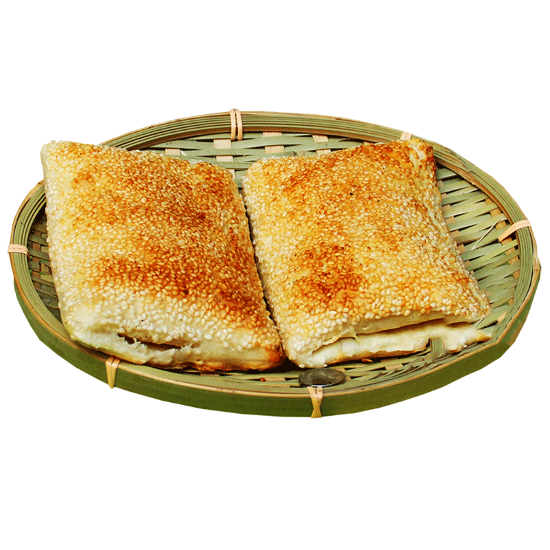 鲜有志河北特产缸炉曲阳烧饼芝麻烧饼行唐曲阳灵山烧饼吊炉香酥咸 95g