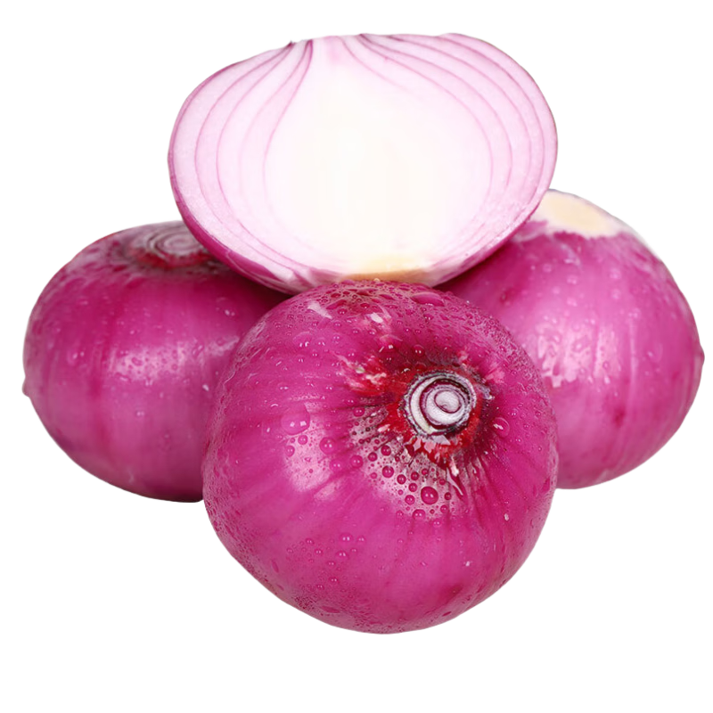京鲜生云南紫皮洋葱 净重6.18斤 红皮圆葱 洋葱头 农家蔬菜 源头直发