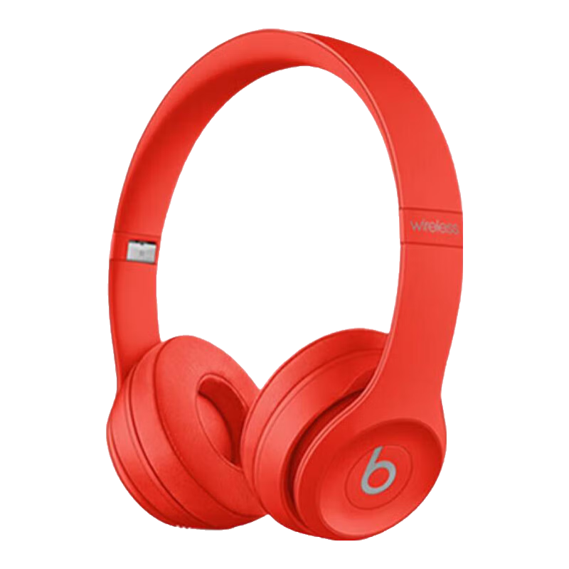 beats Solo3 Wireless 頭戴式 藍(lán)牙無(wú)線耳機(jī) 手機(jī)耳機(jī) 游戲耳機(jī) 紅色