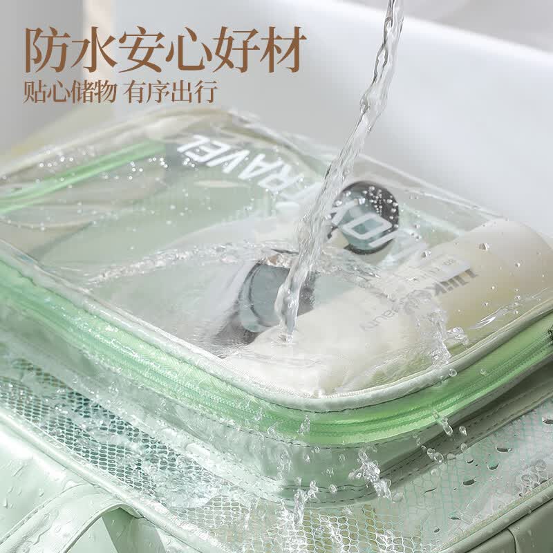 JCZS游泳包干湿分离防水大容量运动专用装备化妆洗漱包泳衣收纳袋 粉色【带独立鞋仓-200%防水】