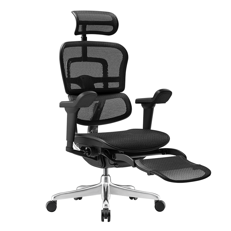 Ergonor保友金豪b雄鷹 人體工學椅 電腦椅 電競椅辦公椅子可躺老板椅 【金豪b雄鷹】黑色網(wǎng)+躺舒寶