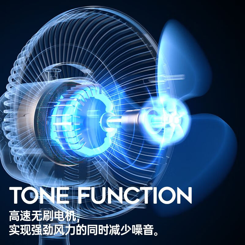 DIAMOND钻石牌台式办公桌面夹扇小型摇头音静电风扇学生宿舍家用电扇 轻音大风力【升级摇头款】 无规格
