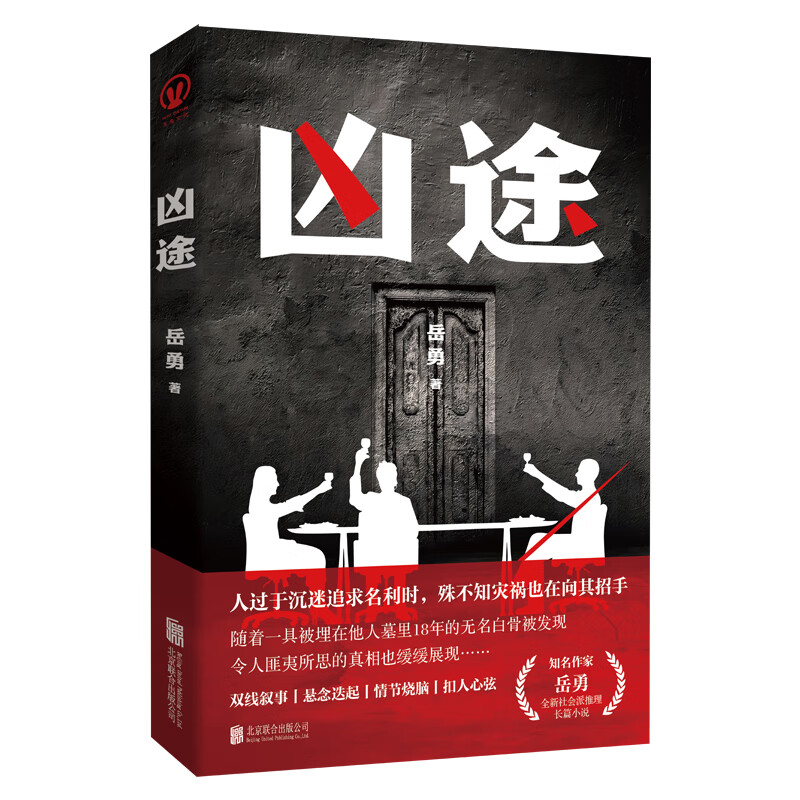 【旗舰店正版】 凶途 岳勇全新社会派推理力作 双线叙事交织白骨谜案与寻亲之路 拐卖命案等热门元素齐聚 悬念层层反转 悬疑侦探推理长篇小说