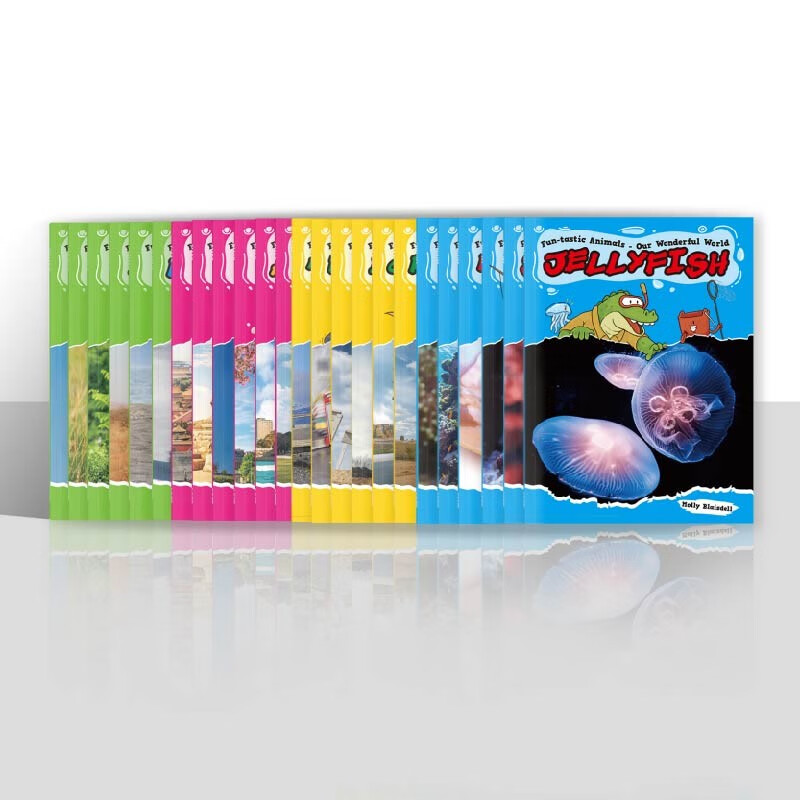 点读版 “趣”读科普合辑（24本）Fun-tastic Animals  进口原版 英文绘本科普主题 水底冒险 机车大改造 环球之旅  支持小怪兽点读笔 5G/wifi/本地