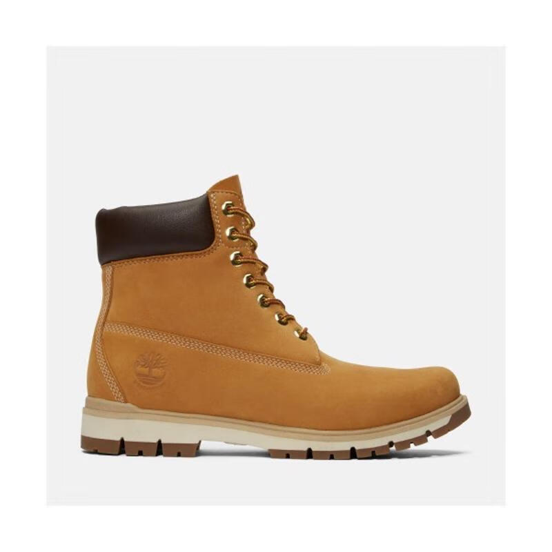 添柏嵐（Timberland）男士防水時(shí)裝靴防止水侵入舒適耐磨中筒靴 Wheat 44