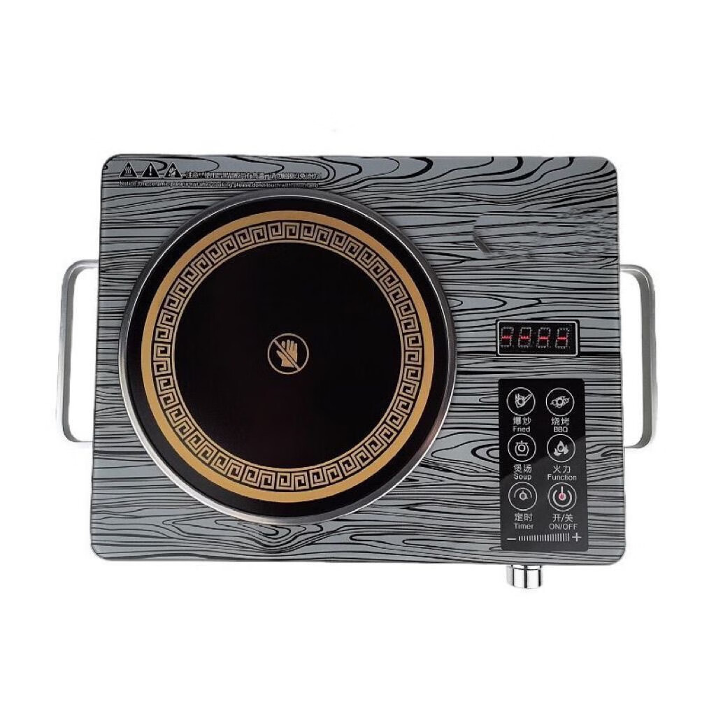 【严选】木纹电陶炉家用火锅爆炒智能电磁炉煮茶炉电茶炉礼品 木纹灰色 3500W