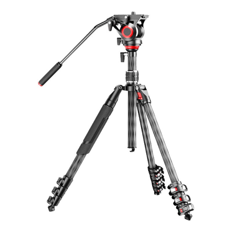 miliboo 米泊mufp碳纖維含液壓云臺(tái)攝影攝像機(jī) 單反相機(jī)三腳架 專業(yè)穩(wěn)定便攜相機(jī)支架可拆獨(dú)腳 MUFP【含液壓云臺(tái)】