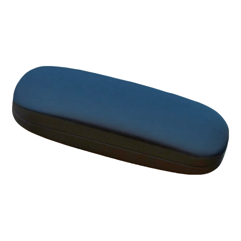 MINCITY韓版ins風(fēng)簡約眼鏡盒男女學(xué)生小清新純色便攜防摔近視眼鏡收納盒 黑色