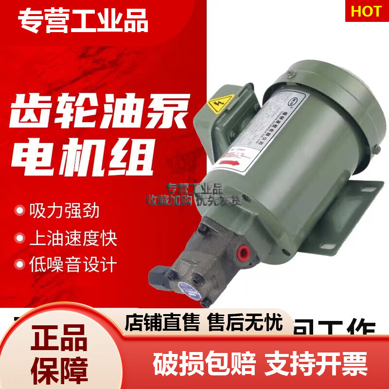 液壓泵TOP-10-13A三角泵擺線泵電動齒輪油泵380V潤滑泵 380V電機+聯(lián)軸器