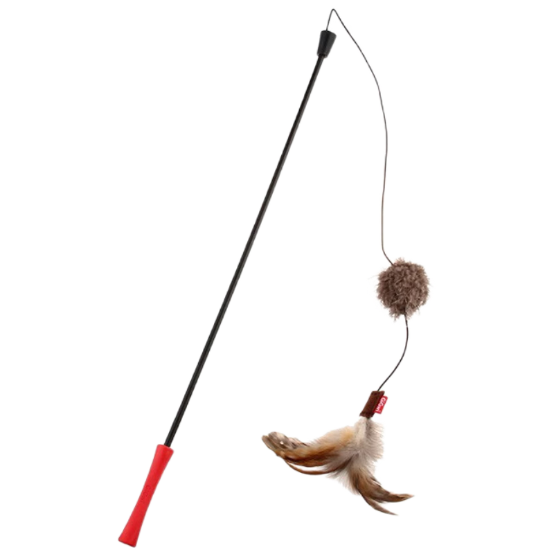 貴為（GiGwi）貓玩具貓咪玩具高品質(zhì)原生羽毛逗貓貓咪用品防滑高彈力