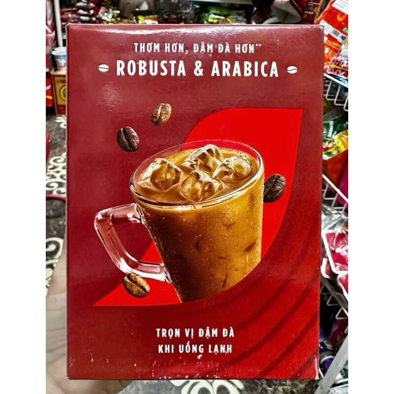 奥睿辰买2盒包邮/越南雀巢三合一速溶咖啡加浓特浓即溶红盒装288克18袋 红盒雀巢 1x18x16g