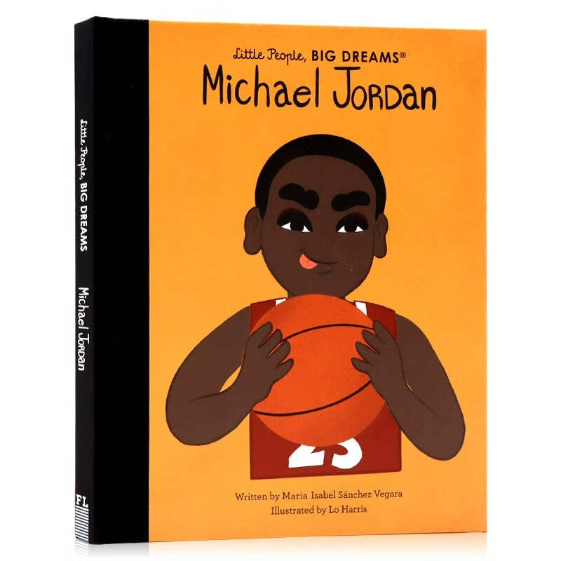 现货 英文原版 小人物大梦想 米歇尔乔丹篮球明星 绘本little people