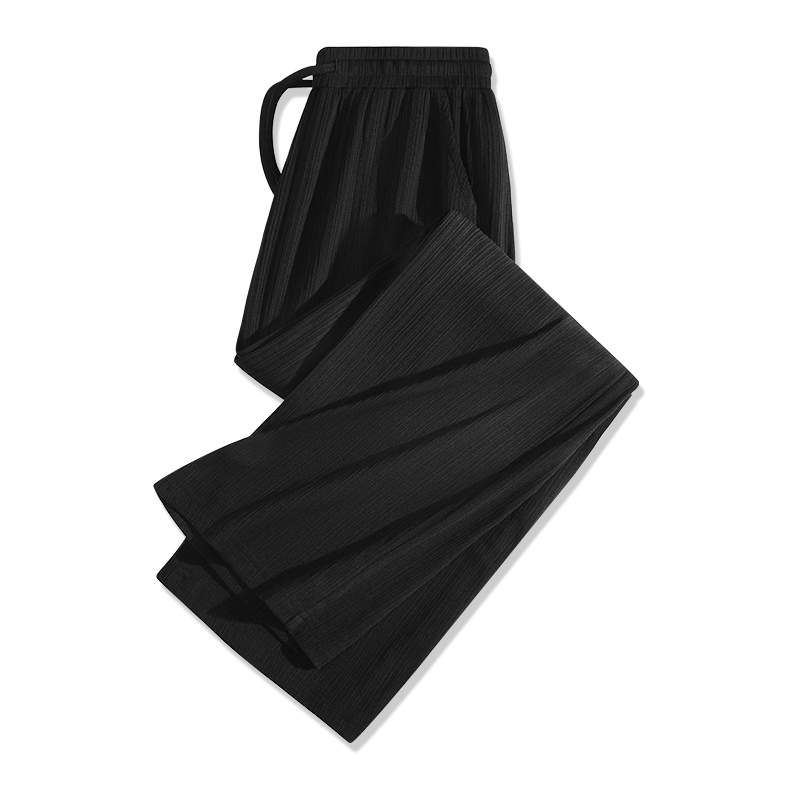 百亿补贴:回力冰丝裤女夏季薄款2025新款防蚊直筒休闲裤凉凉裤小个子垂感阔腿裤55.9元