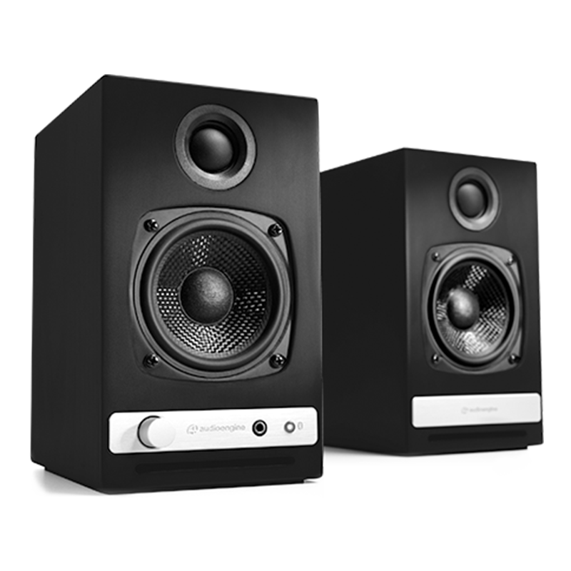 聲擎（Audioengine）【國家補貼】HD3 電腦音響臺式桌面音響 高音質小型藍牙音箱 家用有源音箱 啞光黑