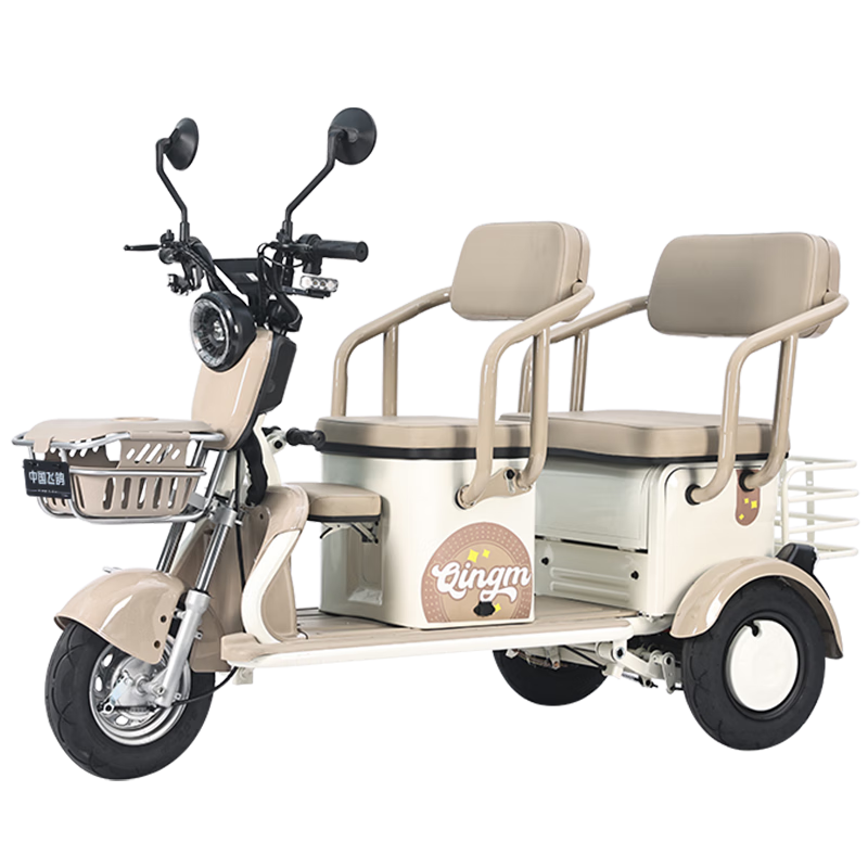 飛鴿電動(dòng)三輪車(chē)家用小型女士老人老年人拉貨電三輪電瓶車(chē) 【續(xù)航版】60V22A黑金+續(xù)航120里