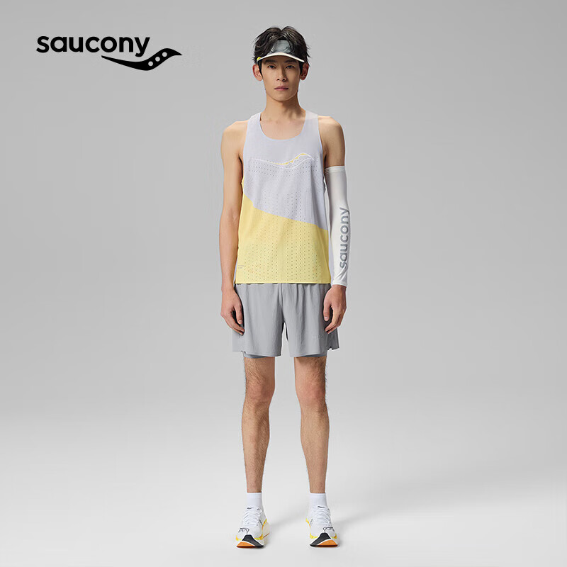 Saucony索康尼运动背心男专业跑步运动训练背心吸湿速干轻巧透气