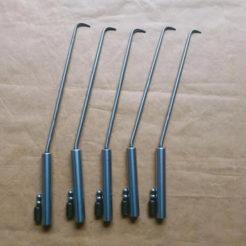 小板桥扎钩六毫米光杆扎钩建筑钢筋钩扎丝钩耐敲打 16x20总长 老鹰嘴