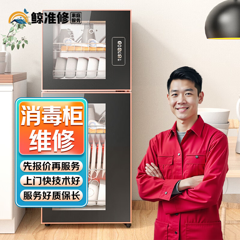 同城京东家电维修安装空调维修洗衣机燃气热水器冰箱维修油烟机电视冰柜壁挂炉燃气灶消毒柜维修拆装上门服务 消毒柜维修服务-预约