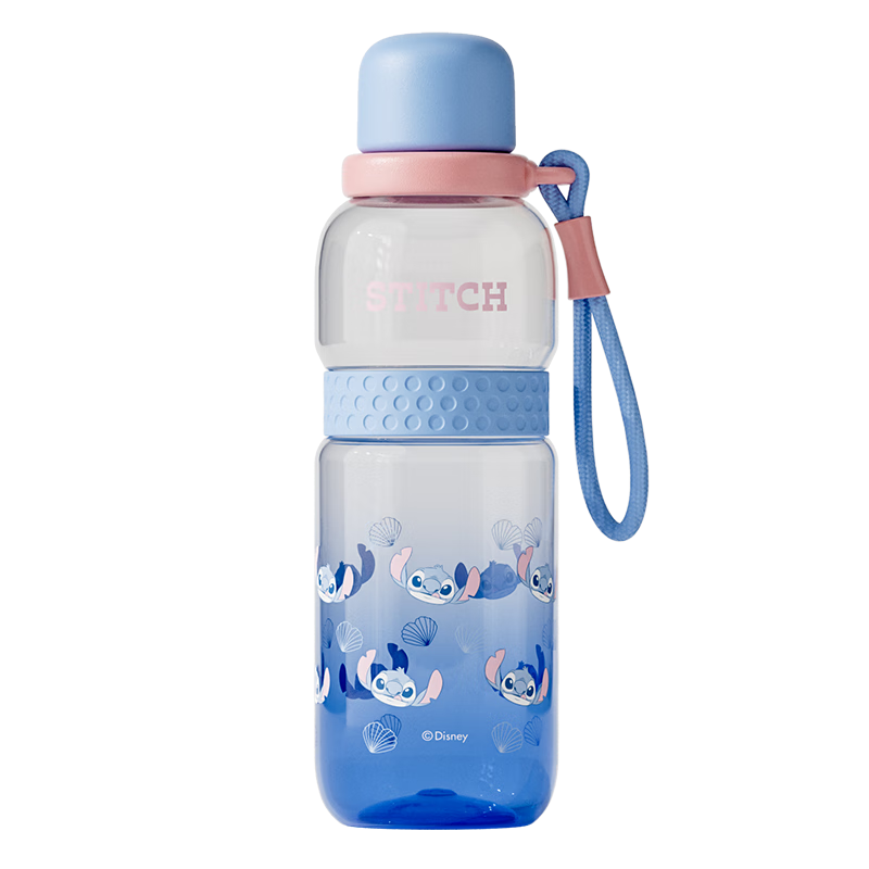 迪士尼（Disney）儿童水杯tritan小学生上学专用大容量夏天喝水壶男士户外运动水杯