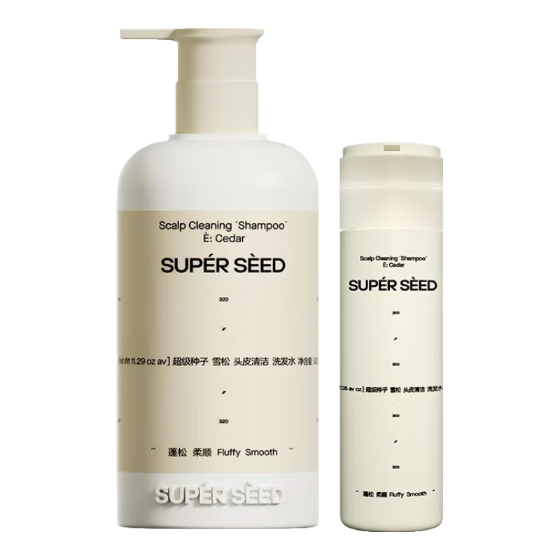 超级种子雪松洗发水500g 清洁头皮洗发露控油去屑止痒热门商品洗发液