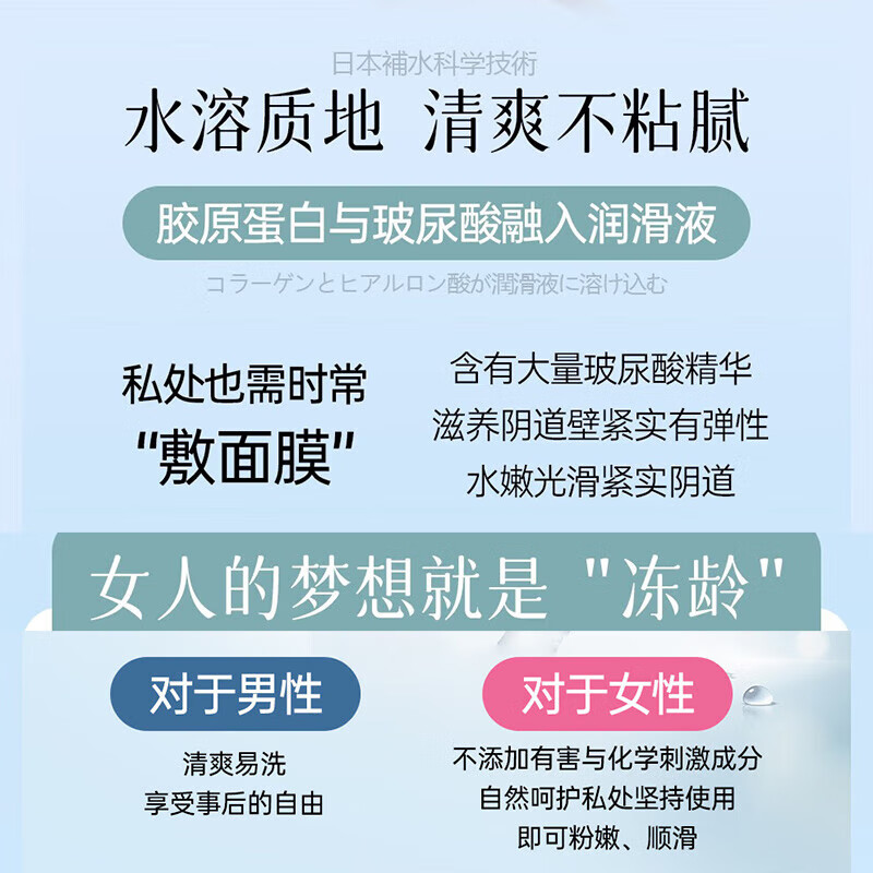 涩井日本进口品牌水光玻尿酸润滑液成人房事免洗可舔持久女性快感高潮 日本涩井 精装25ml*3瓶  胶原蛋白玻尿酸水光润滑液 日本涩井 进口品牌直营旗舰店
