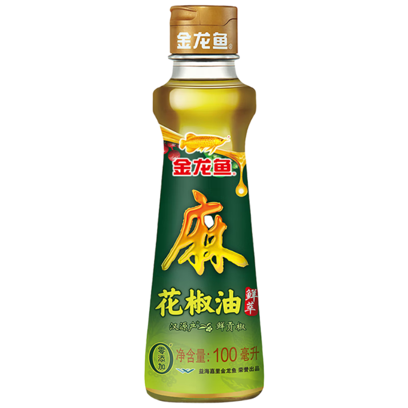 金龙鱼花椒油100ml青花椒 麻椒油 麻油 香油 米线 麻辣烫 火锅  调味油