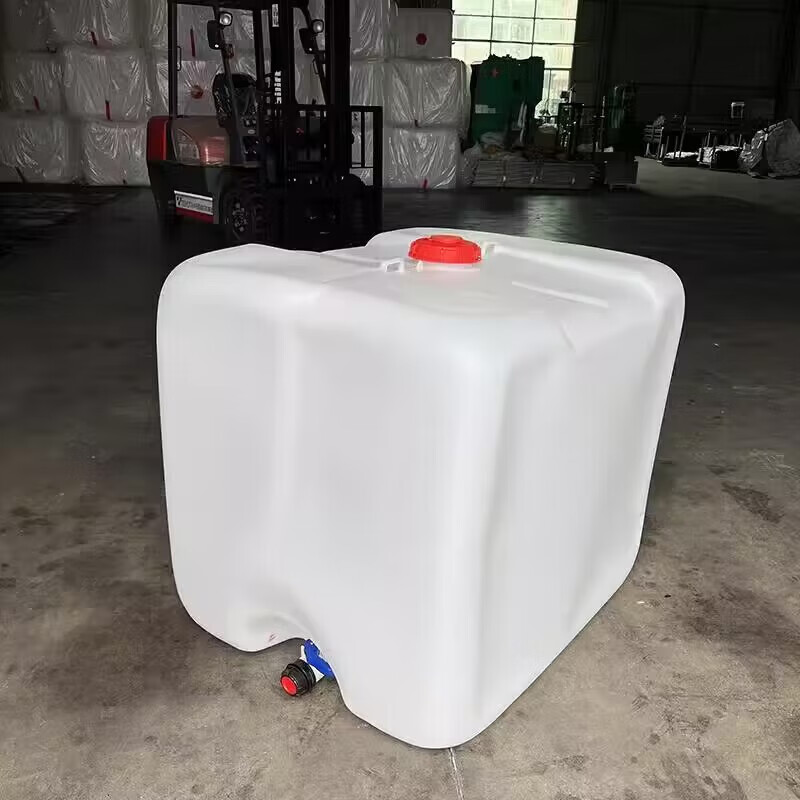集裝桶塑料噸桶全新IBC噸桶1000L升1噸加厚儲(chǔ)水罐柴油桶化工桶pe水箱 白色全新內(nèi)膽1000升(無鐵架