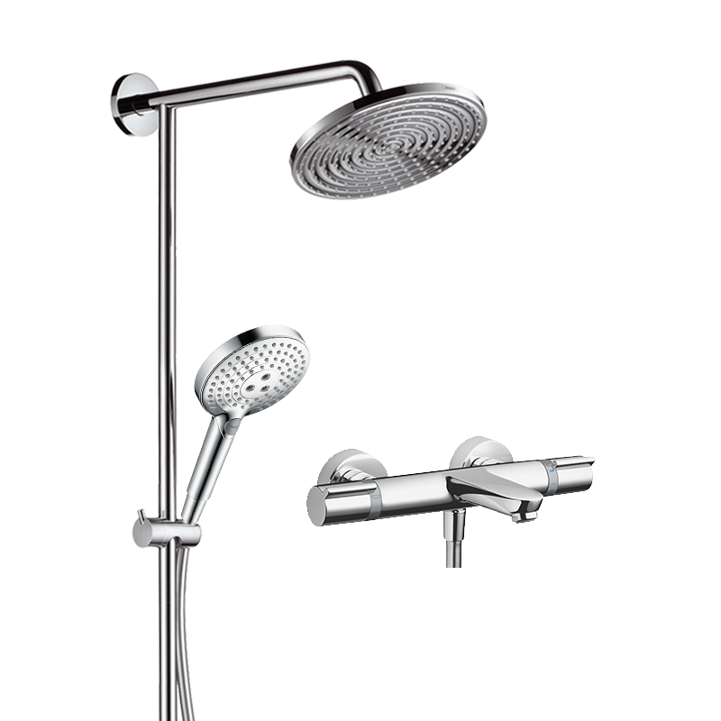 ��˹���ţ�Hansgrohe��˫����240���´��³�ˮ����ʽԡ����ԡ��Բ������ͨ������װ