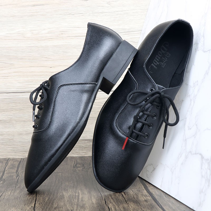 丹宝罗舞鞋男摩登鞋男士舞蹈鞋室外广场跳舞鞋探戈国标舞鞋子真皮 zf