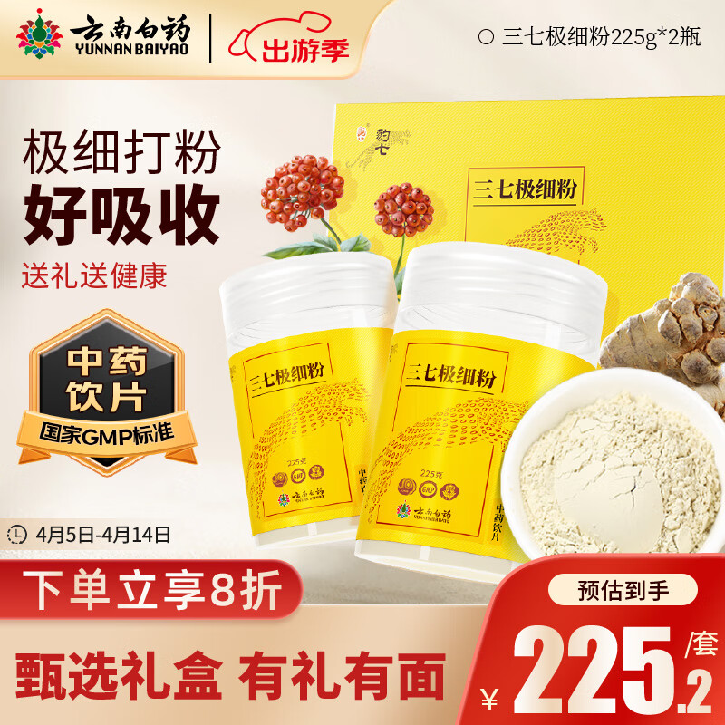 ���ϰ�ҩ���߼�ϸ��225g*2��װ ���װ ɢ��ֹѪ ���׶�ʹ ���˳�Ѫ ������ʹ ������������ͳ���