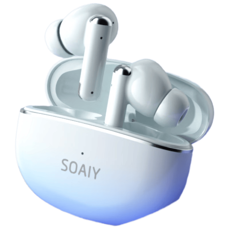 索爱（soaiy）SL35PRO  无线蓝牙耳机降噪双耳入耳式运动跑步游戏通用于华为苹果vivo小米oppo荣耀手机  天际蓝