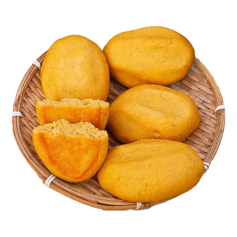 純手工玉米餅子早餐糖尿人孕婦控糖吃的粗糧主食鍋貼窩頭無糖食品 5斤20個黑豆玉米餅