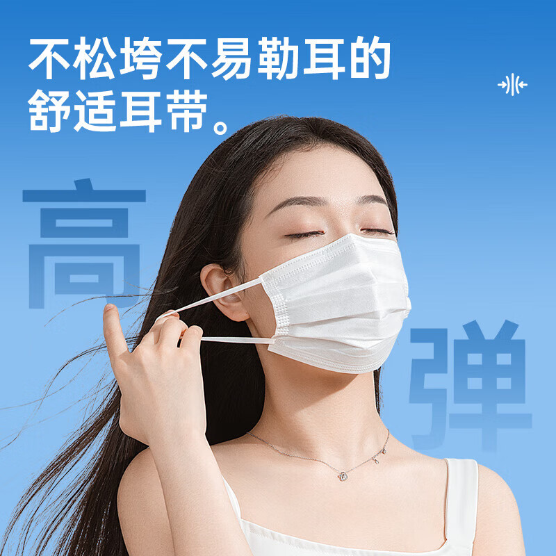 超亚医用外科口罩一次性医用三层防护过滤成人儿童适用防尘花粉过敏 【健康联名成人】白色100只独立装