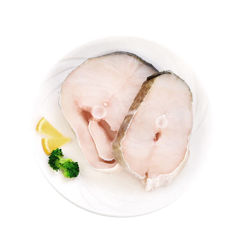 我爱渔真鳕鱼圆切900g 独立真空包装深海鳕鱼块7-9片 低脂肪高蛋白生鲜