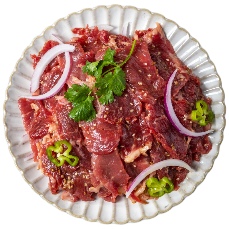 夏季牧场 齐齐哈尔烤肉2斤 传统3+燕翅1送蘸料国产安格斯牛肉生鲜