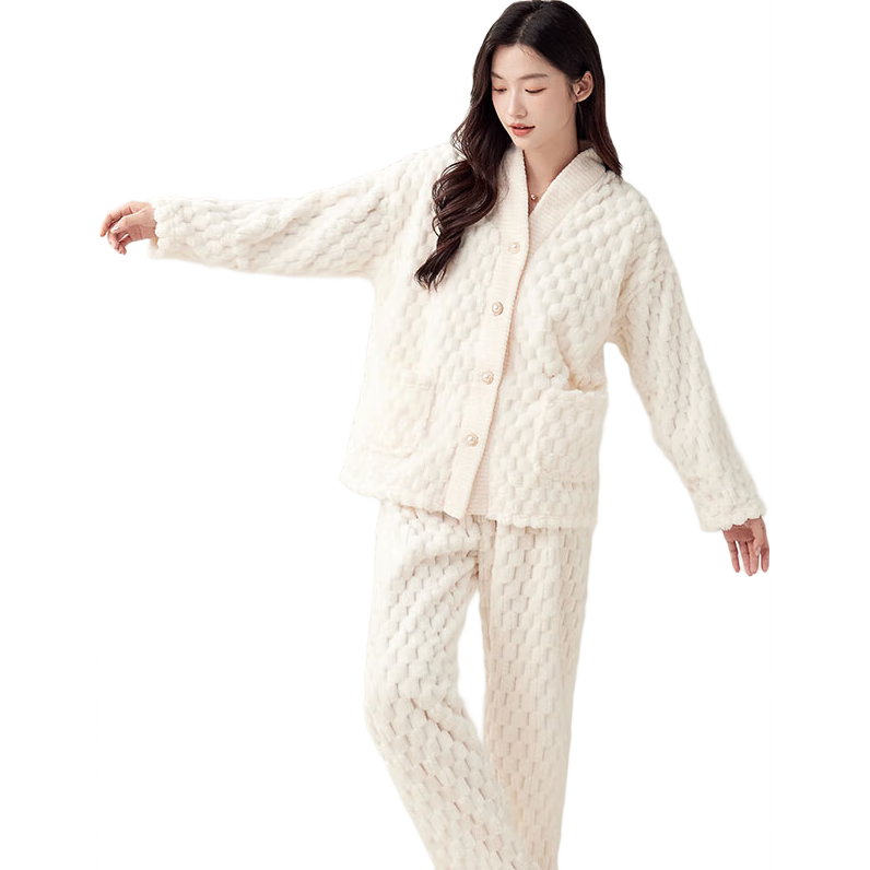 ŷ�Ϸ� ˫�泤ë����װ Ůʿ˯�� �����������⴩ �Ӻ�Ҿӷ� ���� XL 79.95Ԫ(����ȯ)