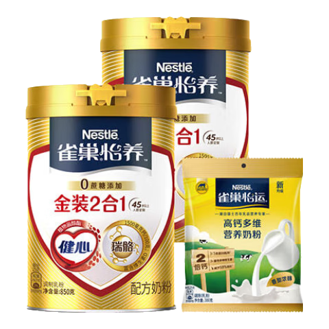 ���ڲ�����ȸ����Nestle�� �̷۳����������̷������߸Ƶ�GI�����͸�ĸ�ͳ��� ���� ����850g*2+�߸�Ӫ���̷�300g