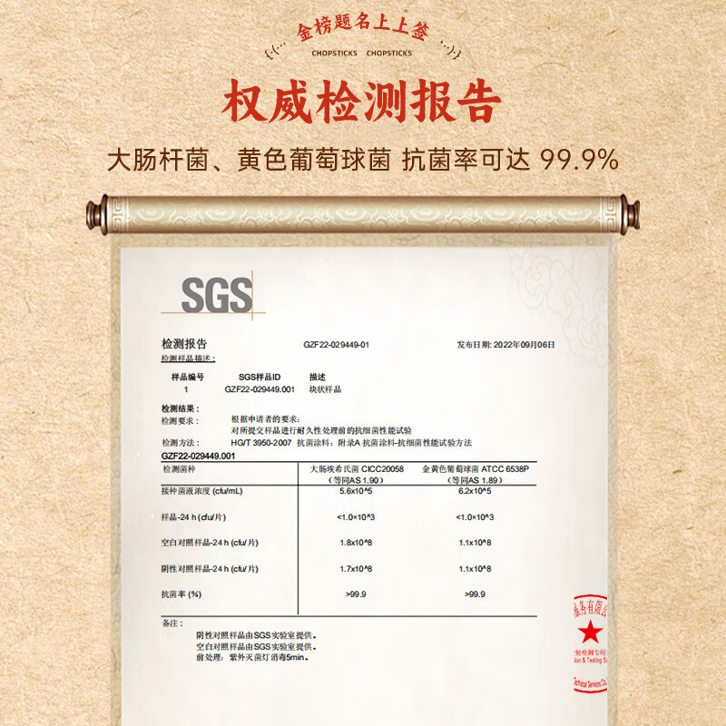 唐宗筷 筷子红檀木无漆无蜡天然实木筷子抗菌家用高档红木可刻字25cm 上上签-金榜题名-10双装
