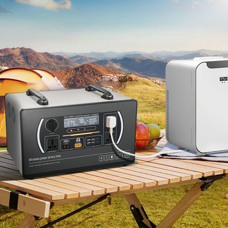 蓝妞220V户外移动电源大容量5度电应急摆摊大功率露营自驾游直播备用便携式野外车载太阳能磷酸铁锂 2600W 6000Wh /2600瓦6度高性价比