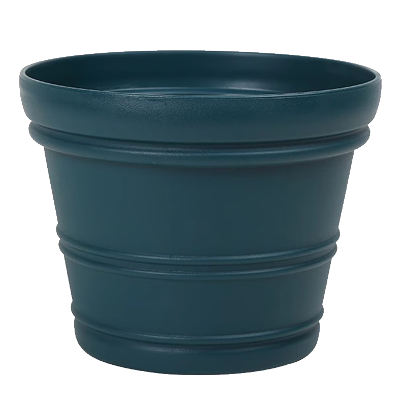 愛(ài)麗思（IRIS）特大號圓形花盆種樹(shù)庭院超大加厚大盆景樹(shù)木無(wú)花果藍莓果樹(shù)種植盆 15號綠色 約36L（口徑45.5cm）