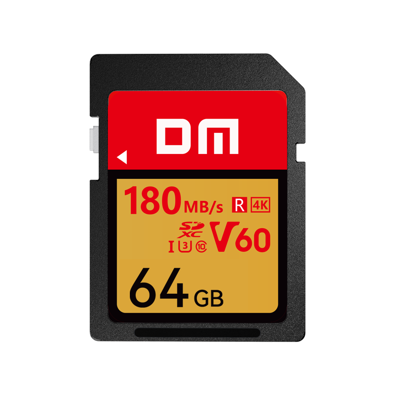 DM���� 64GB SD�洢�� U3 V60����ڴ濨 ����180MB/s  ΢��/�����������������4K����sd���� 99Ԫ