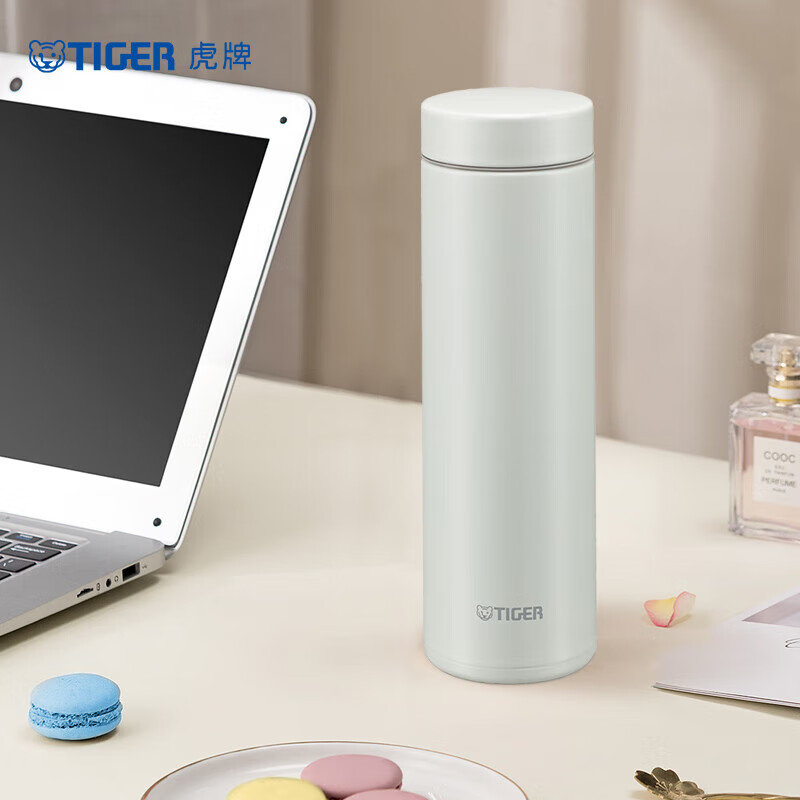 虎牌（TIGER）保温保冷杯真空轻便不锈钢学生水杯子MMZ-A50C-WW雪花白500ml