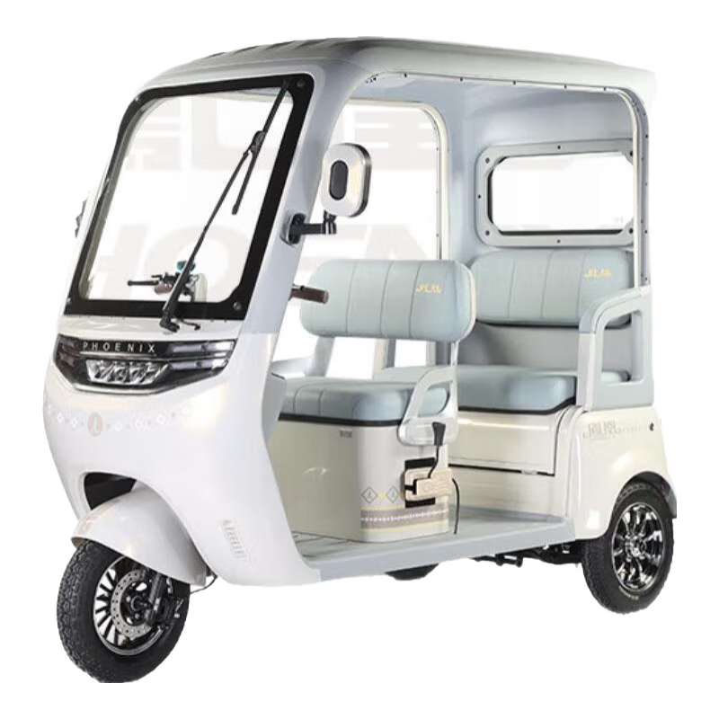 鳳凰（Phoenix）凰冠90電動(dòng)三輪車(chē)家用老年代步電動(dòng)車(chē)?yán)先穗娖寇?chē)三輪車(chē)電動(dòng)車(chē)帶篷 800W+72V32A鉛酸+續(xù)航約70公里