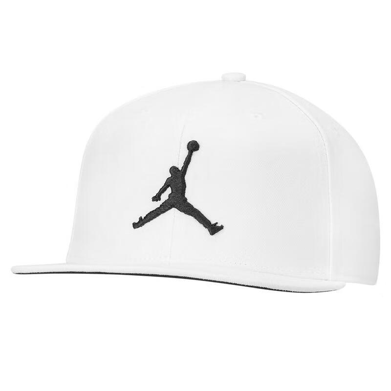 耐克（NIKE）男士高頂平檐運(yùn)動(dòng)帽 D刺繡設(shè)計(jì)透氣舒適調(diào)節(jié)帽 White ONE SIZE