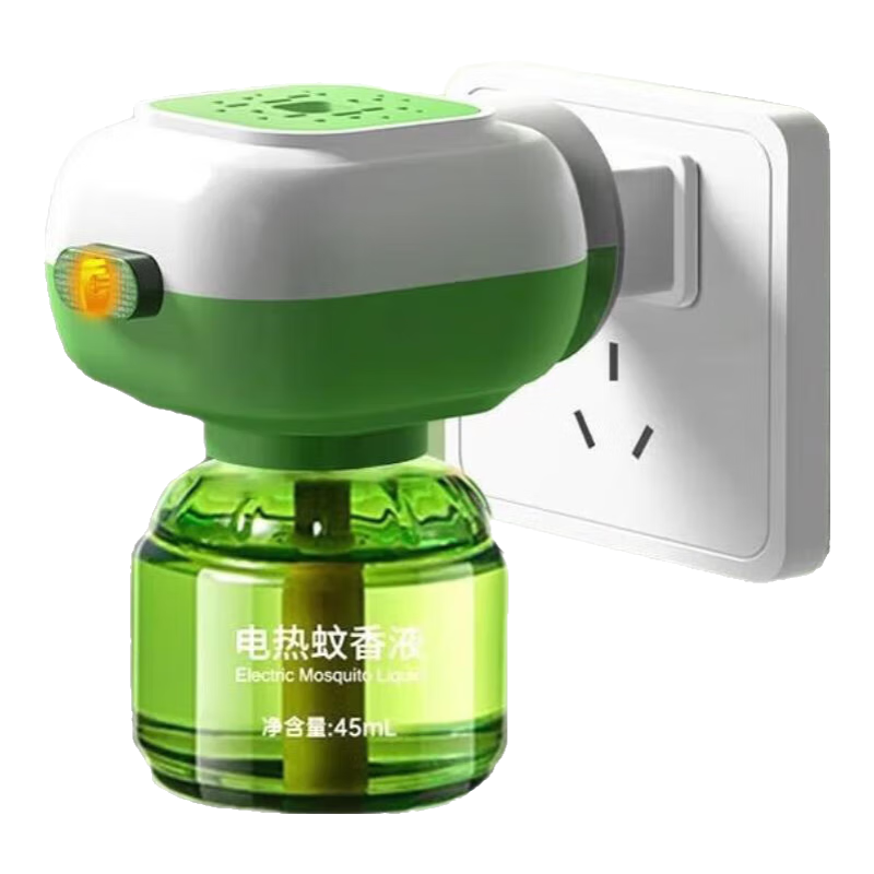 电热蚊香液无味婴儿孕妇驱蚊水灭蚊液体驱蚊神器插电式家用补充装 1加热器+1补充液