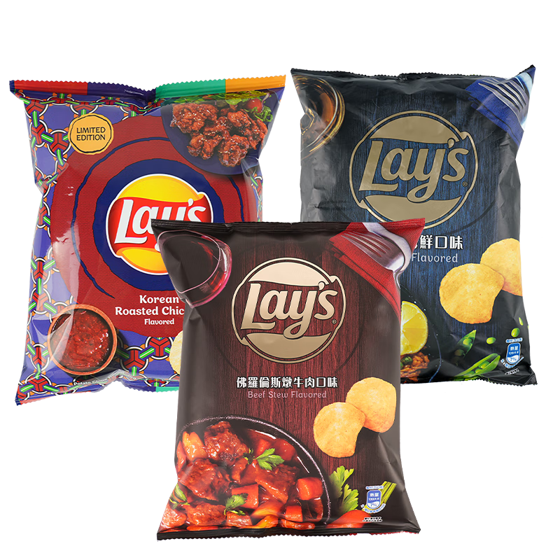 £Lay's̨װ+ţ+ʣ50g*3̨