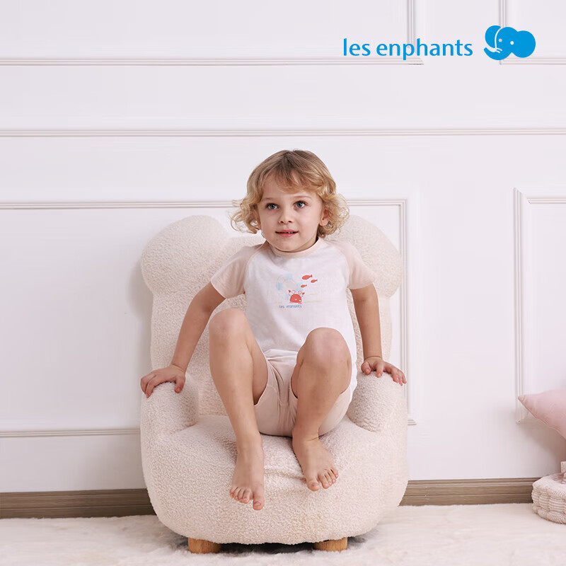 丽婴房（Les enphants）儿童5A家居服套装男童女童睡衣夏季短袖短裤套装 春日海滨 100 cm