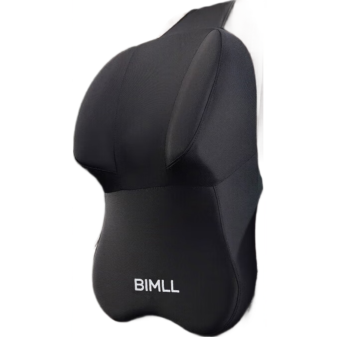BIMLL B汽車頭枕航空級車用座椅護(hù)頸枕車載記憶棉靠枕加大加厚款